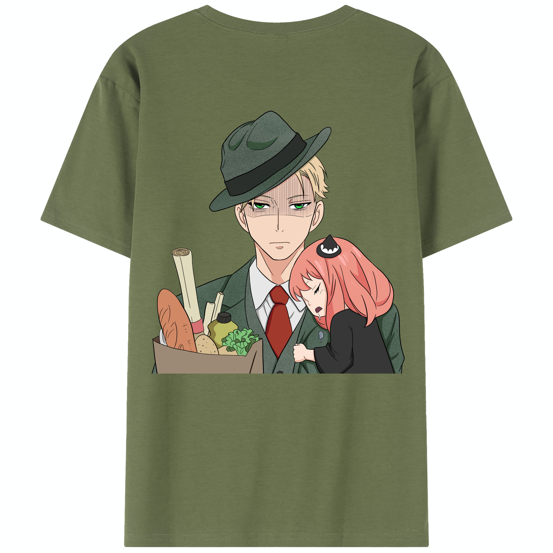 （画像用） SPY×FAMILY间谍家家酒 綿100％半袖Tシャツ（背面プリント）